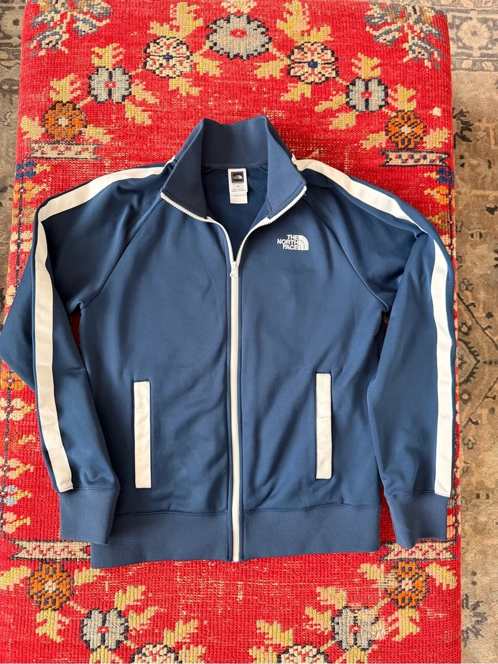The North Face Men's Navy Blue Track Jacket
